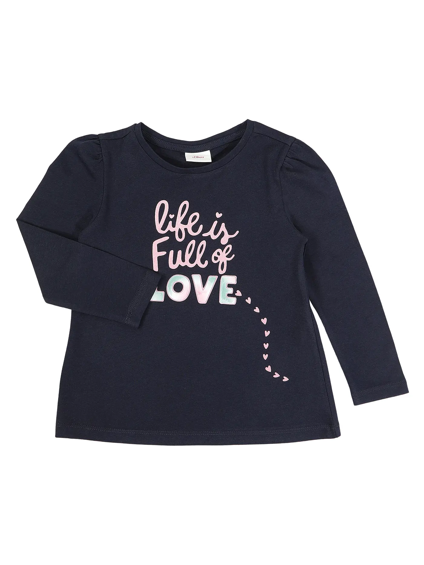S.OLIVER | Mädchen Langarmshirt | dunkelblau